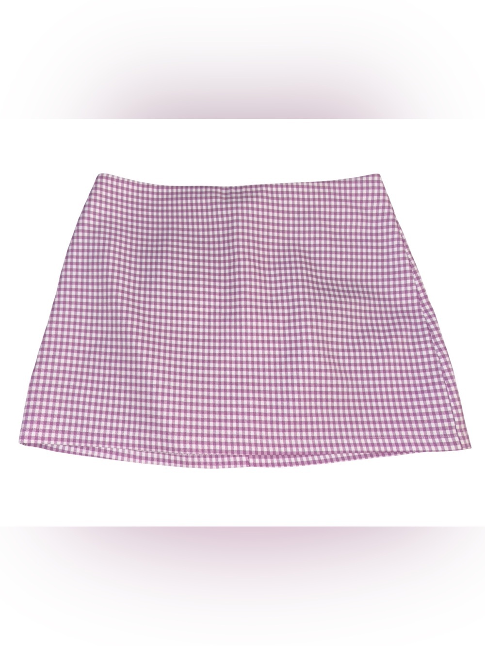 Urban Outfitters Purple Gingham Mini Skirt Size Large Cottagecore Y2K